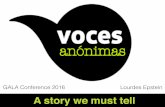 Voces Anónimas, Tecnológico de Monterrey
