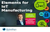 Strong Security Elements for IoT Manufacturing