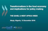 Transformations in the food economy and implications for policy making