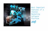 Most Important Features of a Channel Marketing Software Platform