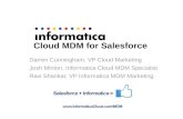 Informatica Cloud MDM for Salesforce and Veeva: Single Customer View for Pharmaceuticals