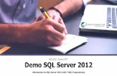 Bn 1019 demo  sql server 2012