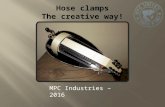 Hose clamps: the creative way