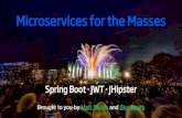 Microservices for the Masses with Spring Boot, JHipster, and JWT - Rich Web 2016