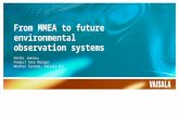 From MMEA to future environmental observation systems