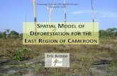 Spatial model of deforestation for the East Region of Cameroon