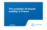 The evolution of bicycle mobility in France