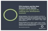 PPA Auctions and the New Mexican Power Market