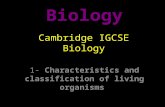 Cambridge igcse biology ( 2016 2018)  classification of living organisms