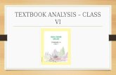 Textbook Analysis of Class VI