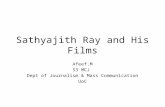 Sathyajith ray and his films