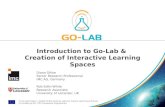 Go-Lab: Introduction to Go-Lab and creation of interactive learning spaces