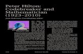 Peter Hilton: Codebreaker and Mathematician (1923–2010)