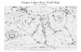 Finger Lakes Beer Trail Map