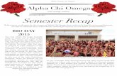 ALPHA CHI OMEGA Newsletter Issue 1