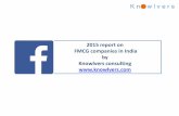 2015 Facebook report on FMCG companies in India by KNOWLVERS consulting