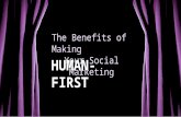The Benefits of Making Your Social Marketing Human-First, Cory Vasquez, Social Fresh Conference 2016