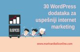 30 WordPress dodataka za uspešniji internet marketing