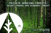 Private Working Forests: Recent Trends and Economic Impact