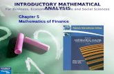 Chapter 5 - Mathematics of Finance