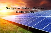 Satyam Corporation, Pune, Solar Electrical Products
