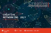 Creative Bedfordshire - Starting Out & Moving Forward - Networking July 2016