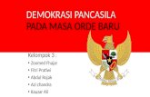 DEMOKRASI PANCASILAPADA MASA ORDE BARU (PKN XI)