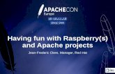Having fun with Raspberry and Apache projects