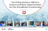 Tax Filing Season: What to Expect and New Opportunities for the Enrollment Community