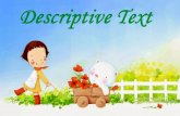 English 8 - Descriptive Texts
