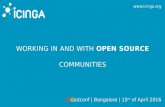 Working in and with Open Source Communities