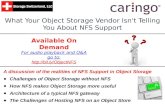 Webinar: What Your Object Storage Vendor Isn’t Telling You About NFS Support