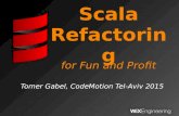 Scala Refactoring for Fun and Profit