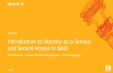 Introduction to Identity-as-a-Service and Secure Access to SaaS
