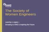 WE16 - Leaving a Legacy - Donating to SWE & Inspiring the Future