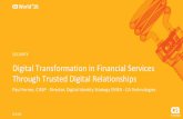 Digital transformation in financial services through trusted digital relationships