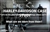 Customer Centricity - Harley Davidson Case Study