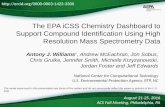 The EPA iCSS Chemistry Dashboard to Support Compound Identification Using High Resolution Mass Spectrometry Data