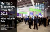 Session Slides: Top 5 Takeaways from the NRF Big Show 2016