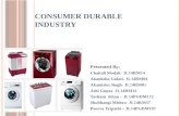 Consumer durable [washing machine]