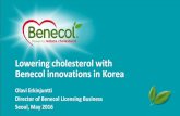 Lowering cholesterol with benecol innovations in Korea