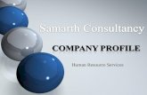 Samarth consultancy profile human resource services