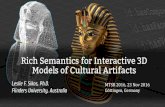 Rich Semantics for Interactive 3D Models of Cultural Artifacts
