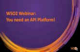 WSO2 - Forrester Guest Webinar: API Management is not Enough: You Need an API Platform
