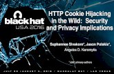 HTTP cookie hijacking in the wild: security and privacy implications