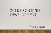 2016 Frontend Development