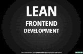 Matteo Guidotto - Lean Frontend Development | Codemotion Milan 2015