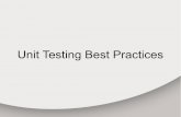 Unit testing best practices with JUnit