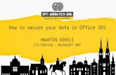 How to secure your data in Office 365