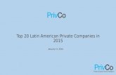 Top Latin American Private Companies in 2015
